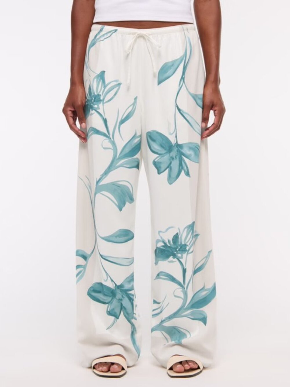 Matching Set: Abercrombie and Fitch Drapey Wide Leg Pant WITH matching top!